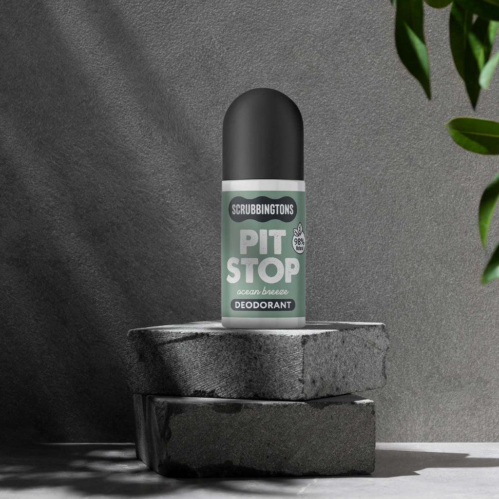 Pit Stop Natural Deodorant for Adults - Ocean Breeze 75ml