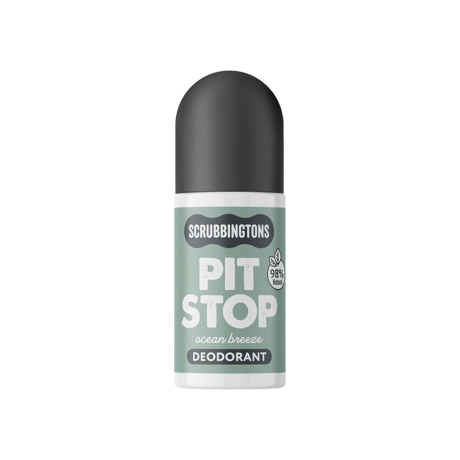 Pit Stop Natural Deodorant for Adults - Ocean Breeze 75ml