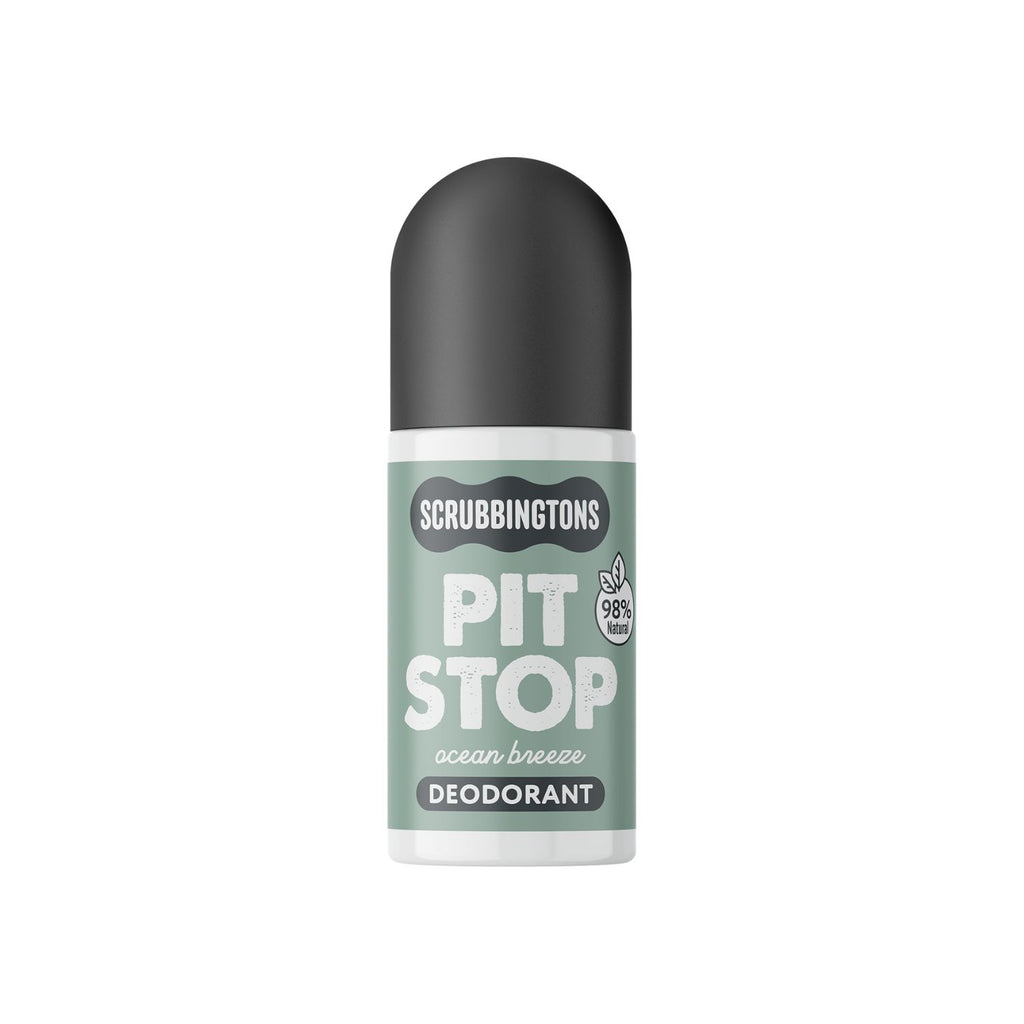 Pit Stop Natural Deodorant for Adults - Ocean Breeze 75ml