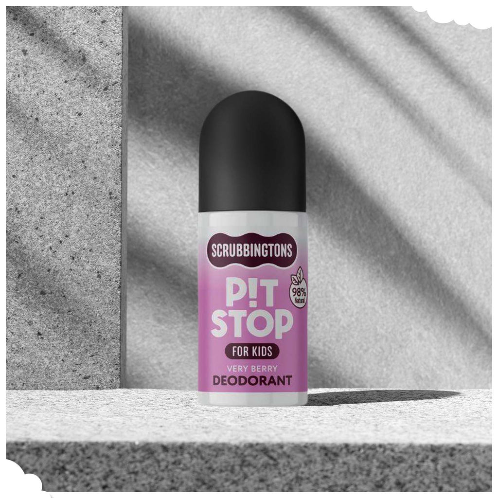 Pit Stop Deodorant for Kids, Very Berry Scent 75ml